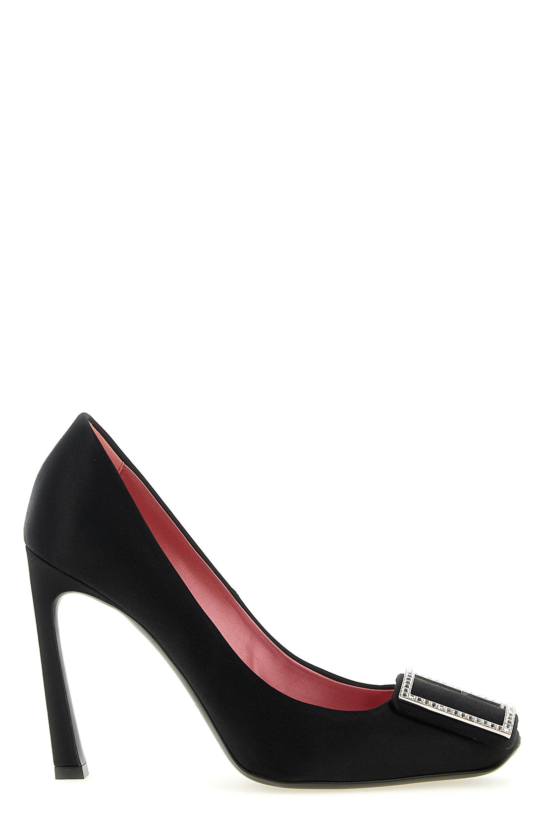 ROGER VIVIER 36 satin and silk blend décolleté