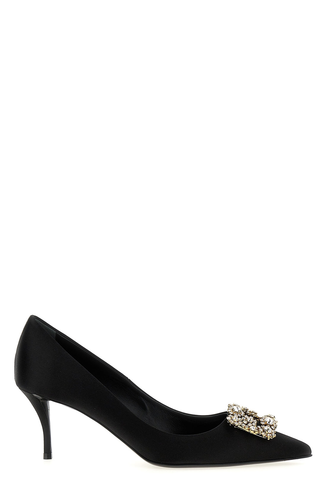 ROGER VIVIER 42 efflorescence satin pumps