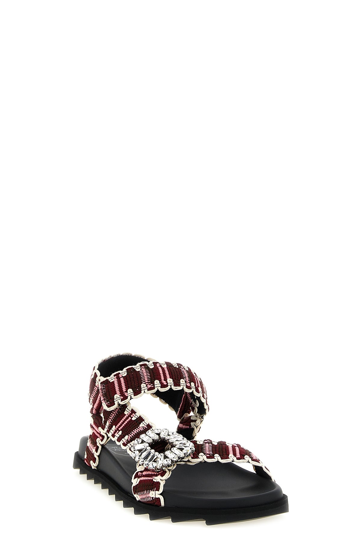trek slidy viv woven fabric sandals