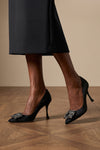 all over efflorescence satin pumps