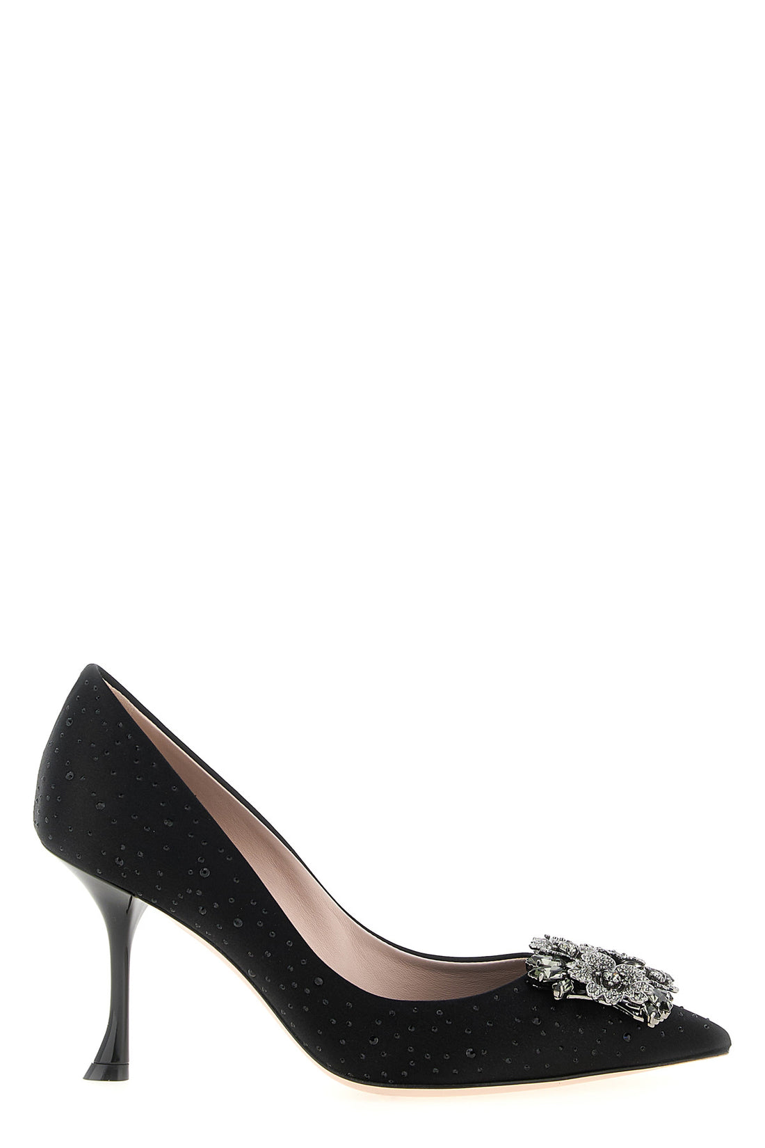 ROGER VIVIER 37.5 all over efflorescence satin pumps