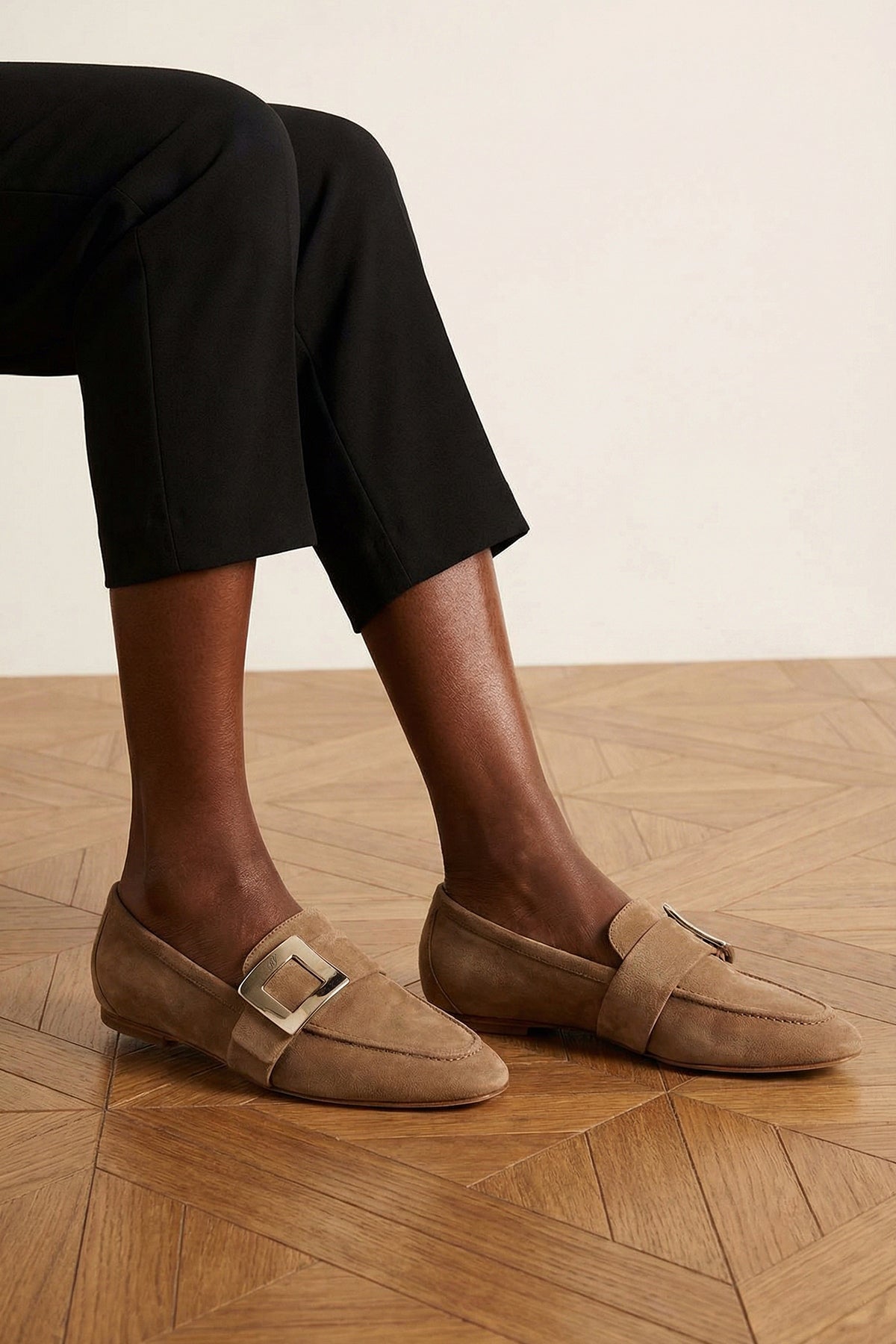 suede loafers