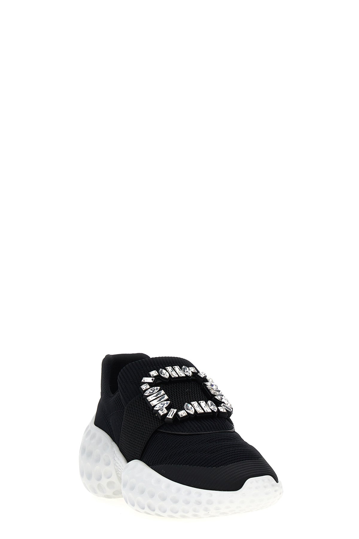 viv run light sneakers in embossed technical fabric