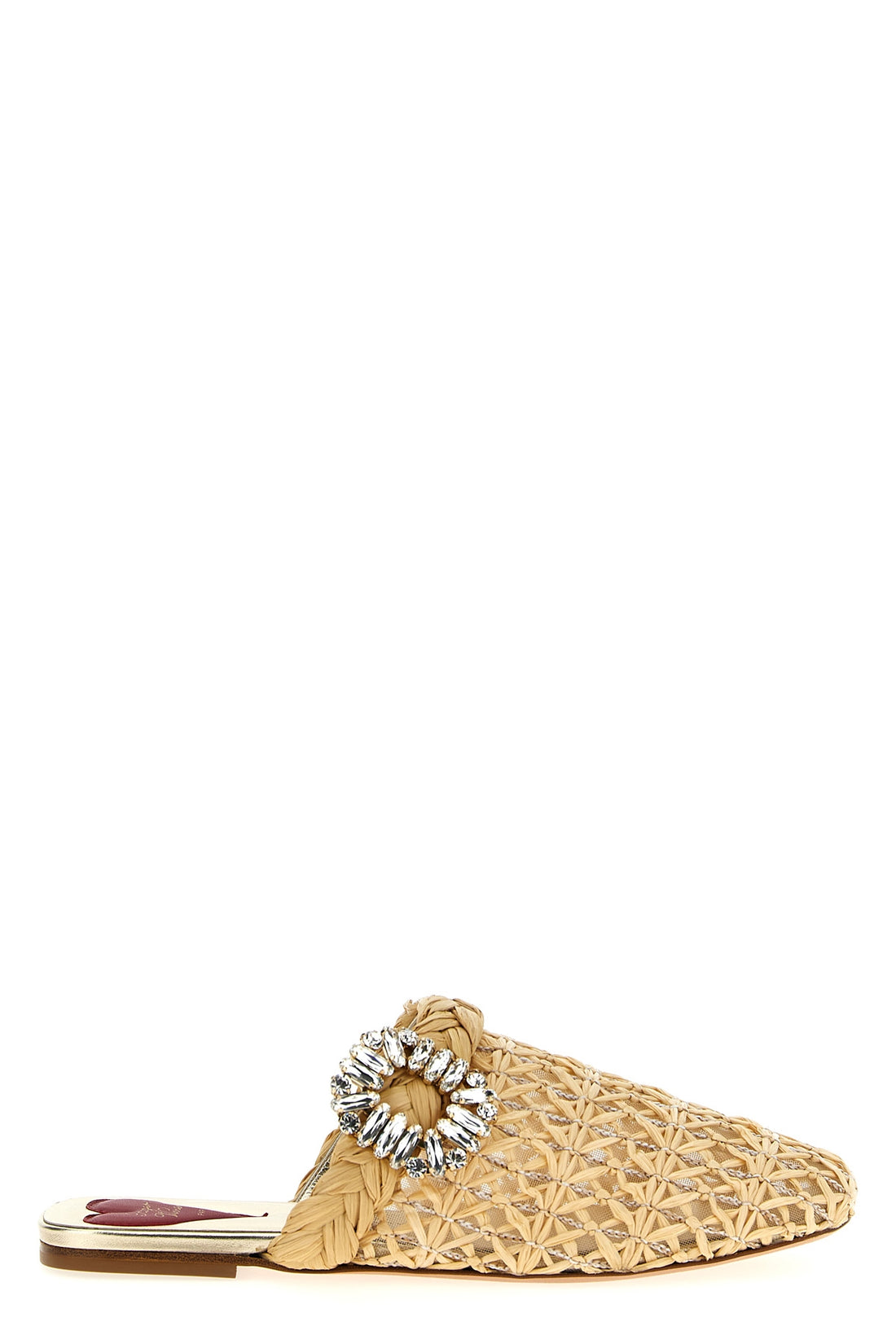 ROGER VIVIER 39 bab viv mules in transparent tulle