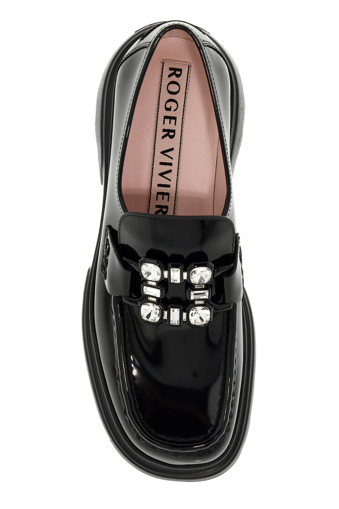 wallaviv patent leather loafers with rh