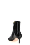 choc bootie patent leather ankle boots