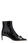 choc bootie patent leather ankle boots