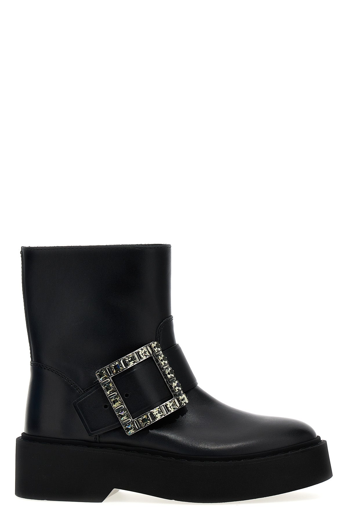 viv rangers leather ankle boots