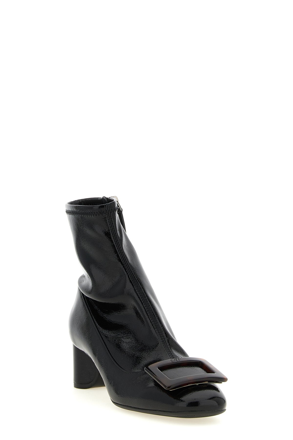 roger vivier belle vivier ankle boots feature an enveloping silhouette made of