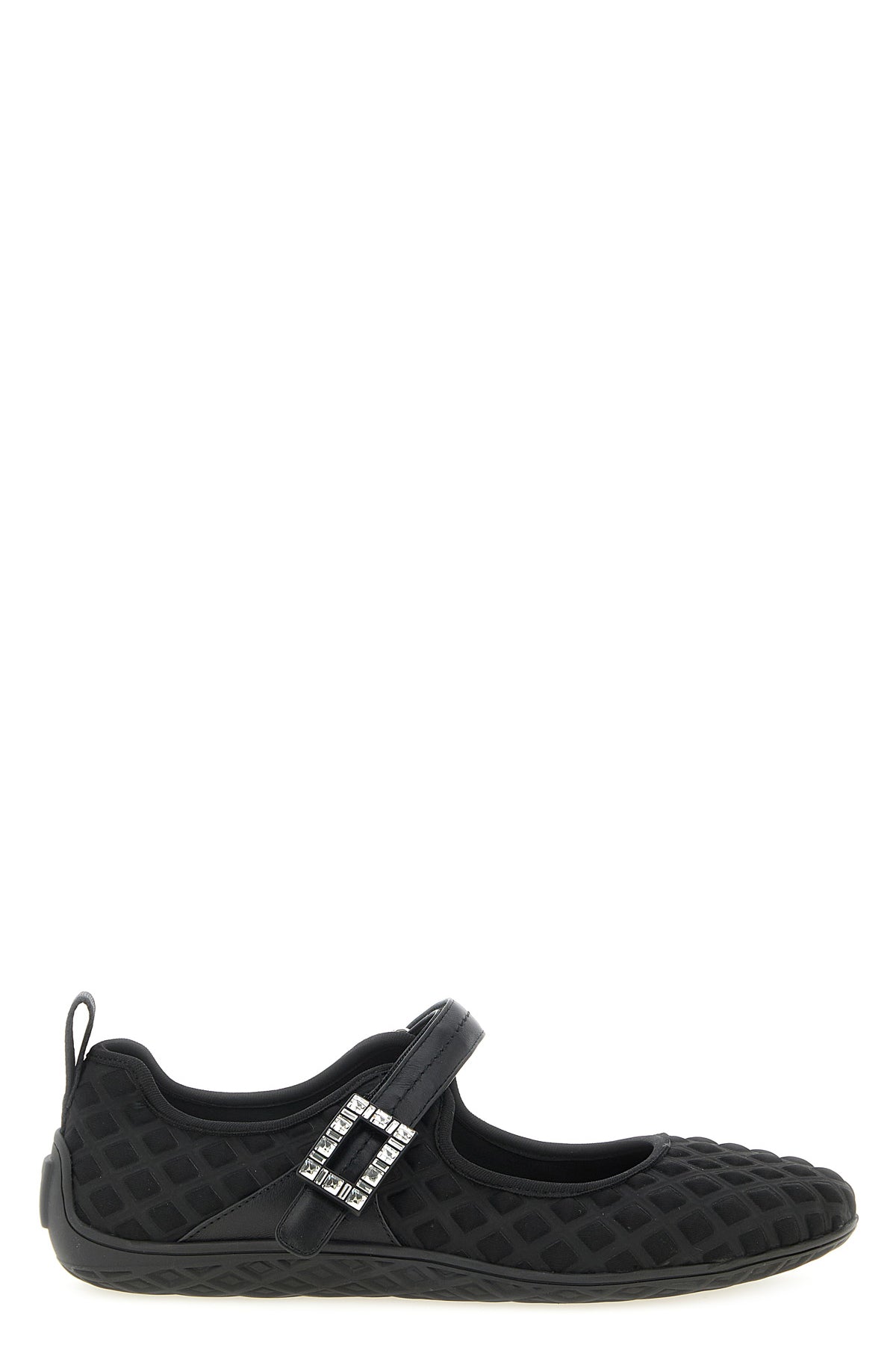 viv low scuba effect fabric ballet flats