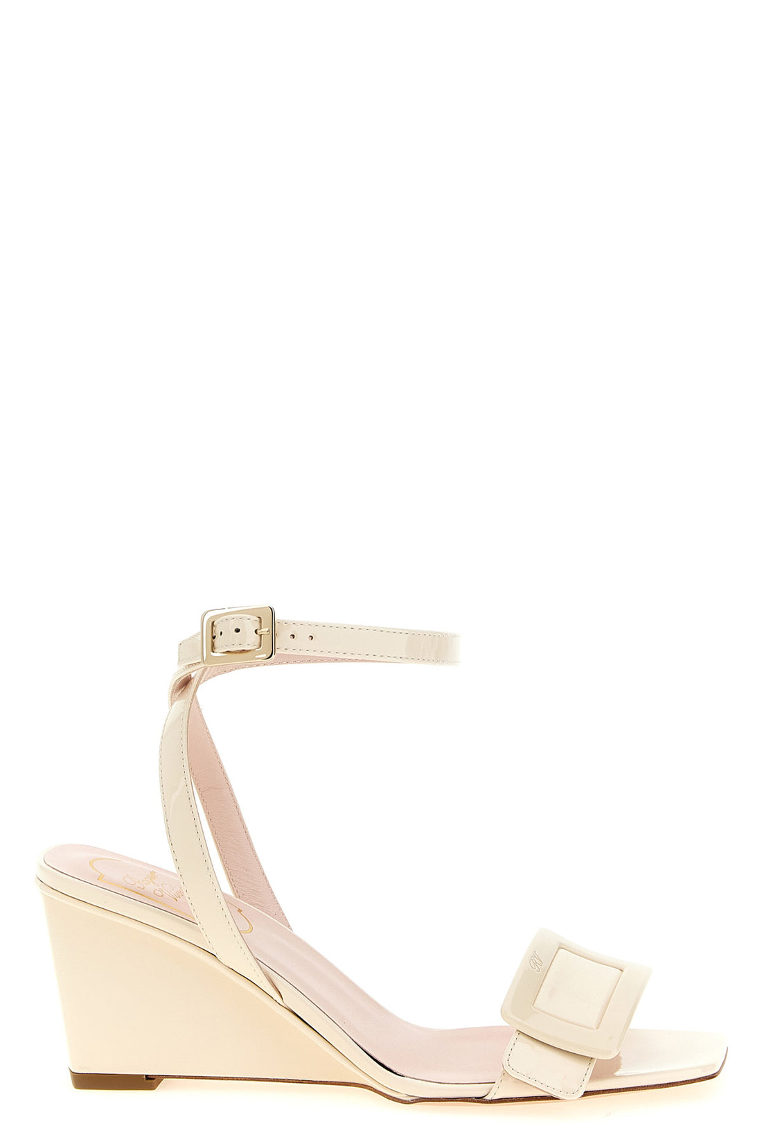 ROGER VIVIER 36.5 belle vivier patent leather sandals
