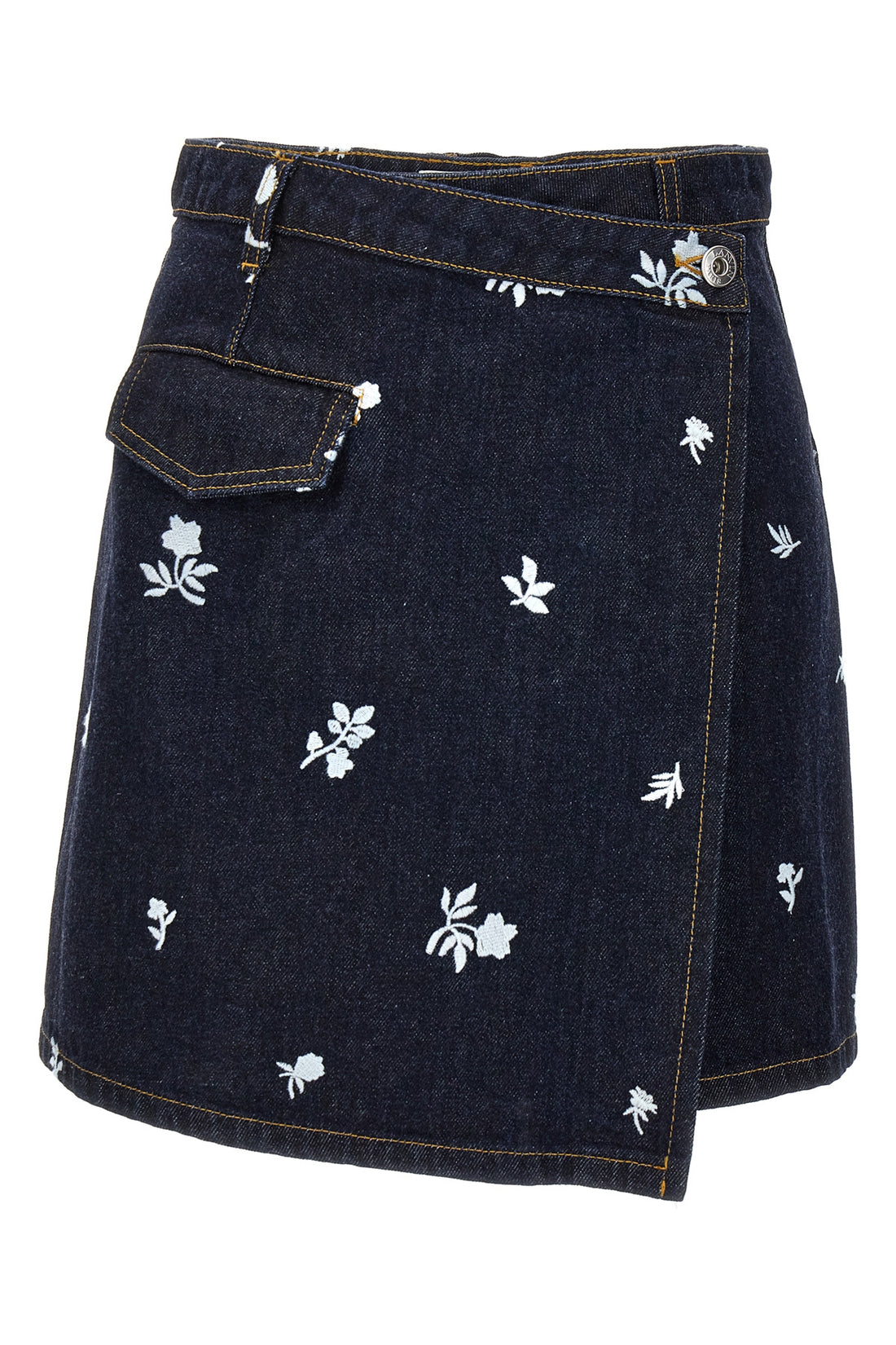 LANVIN 34 cotton denim skirt