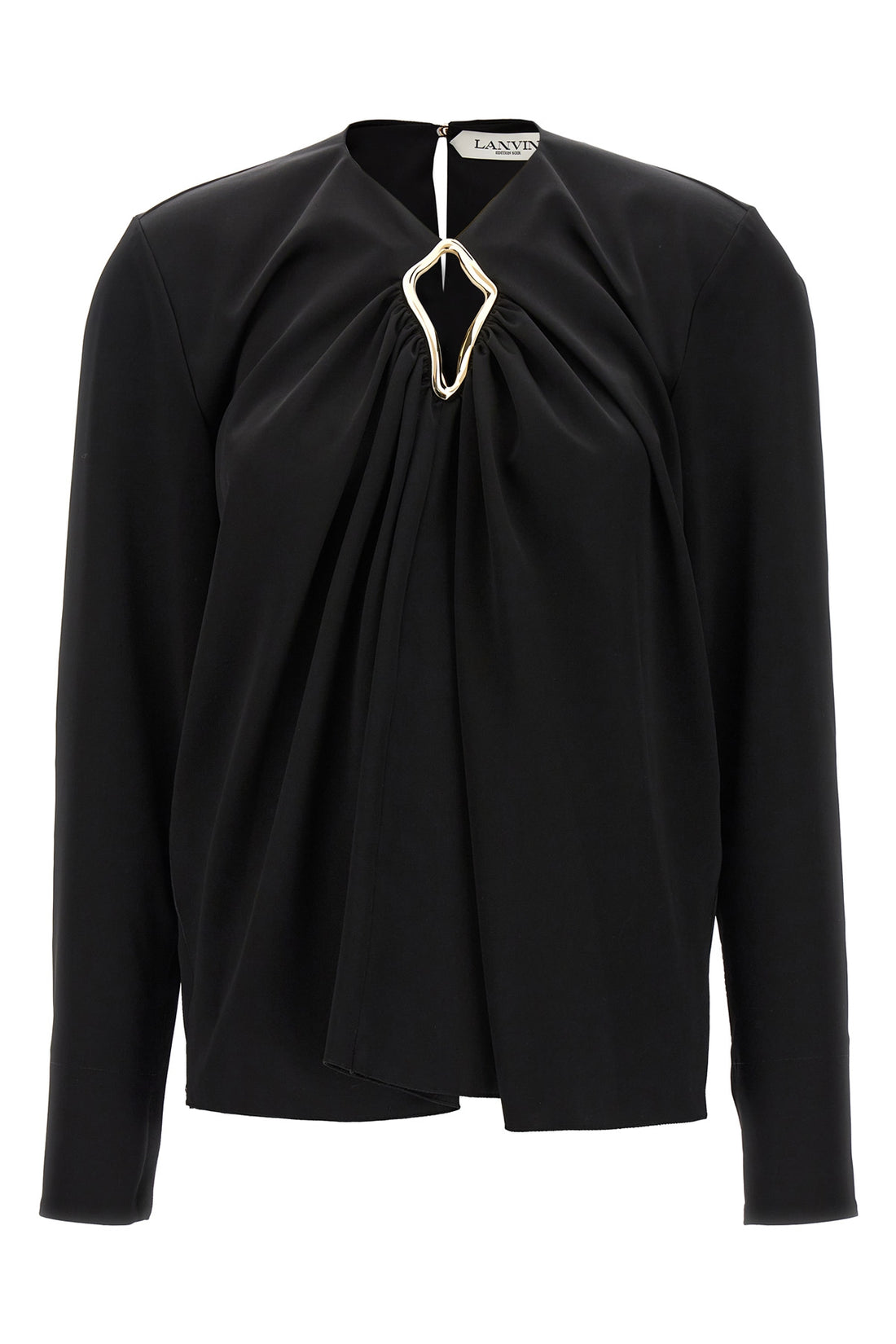 LANVIN 38 satin blouse
