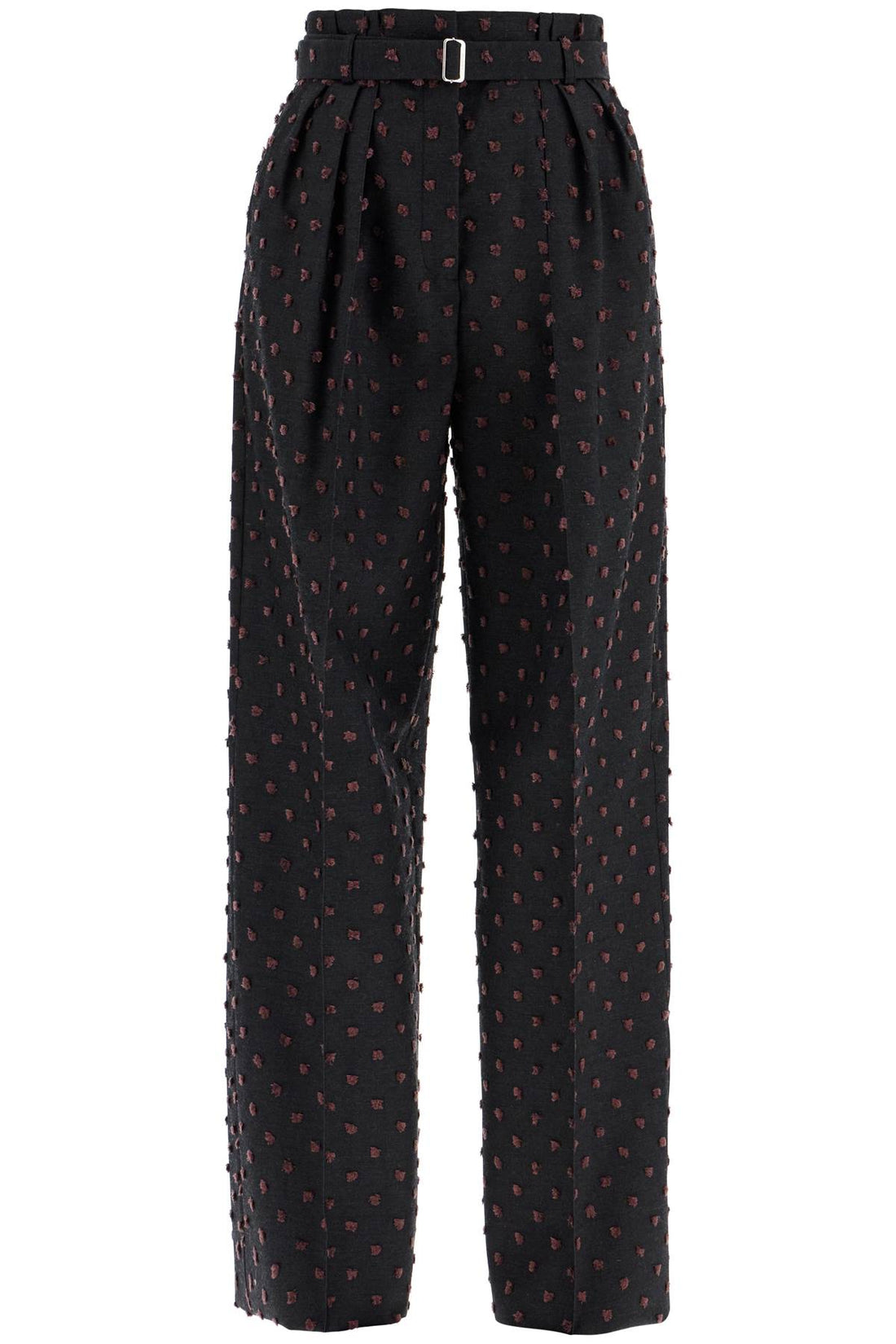 wide plumetis trousers