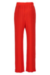 pleated fabric trousers