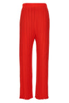pleated fabric trousers