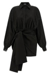 stretch cotton mini dress