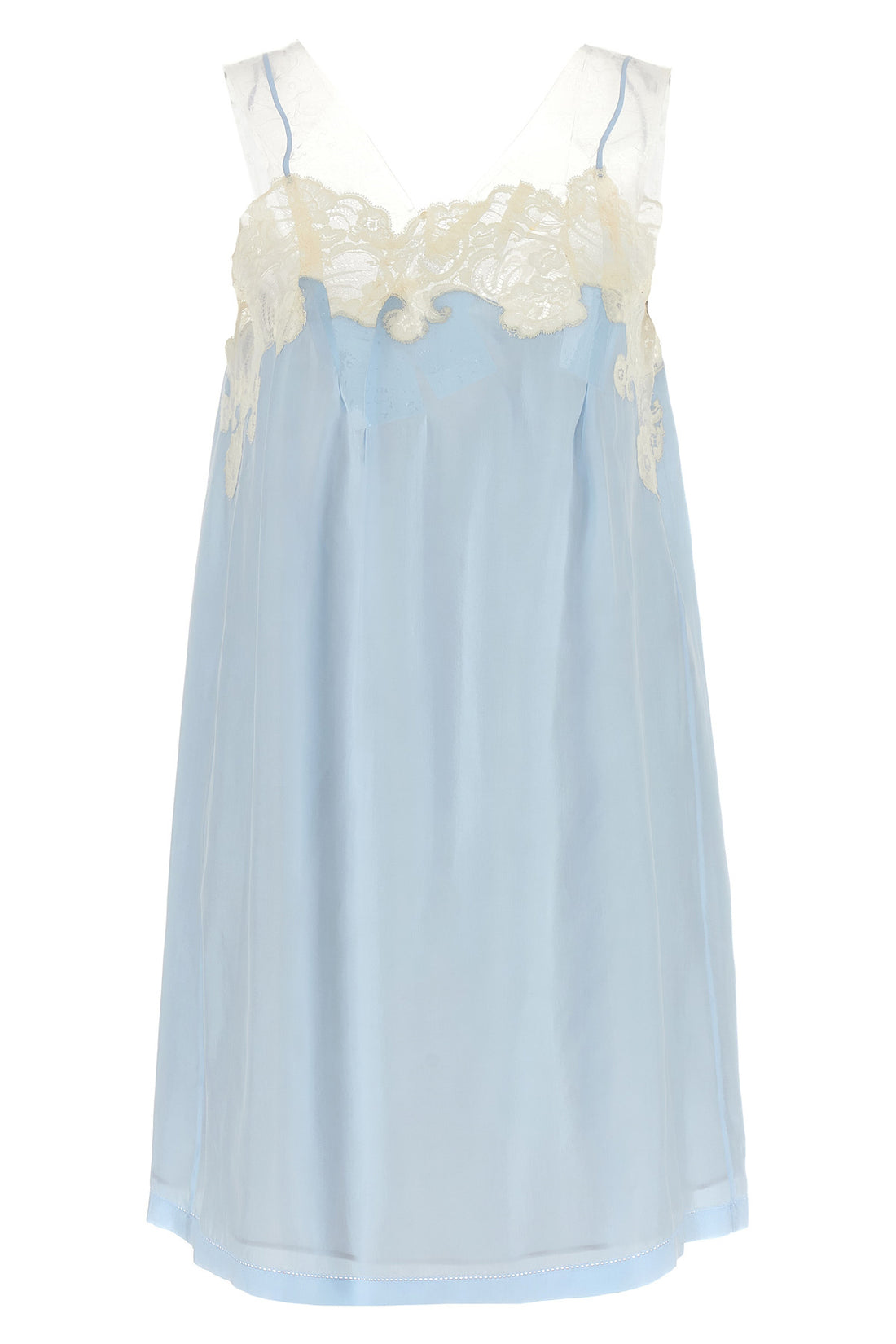 MAISON MARGIELA 40 taped cupro mini dress