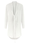 mini dress in cotton poplin