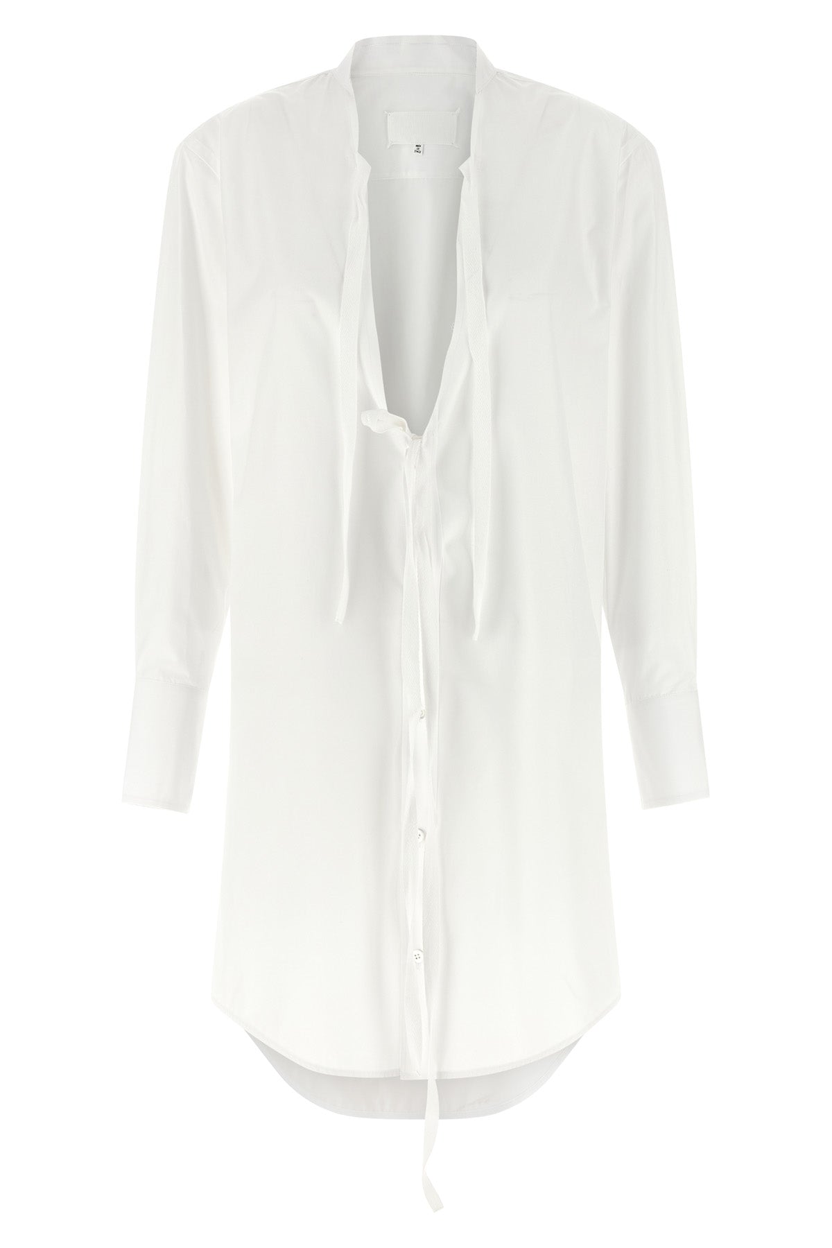 mini dress in cotton poplin