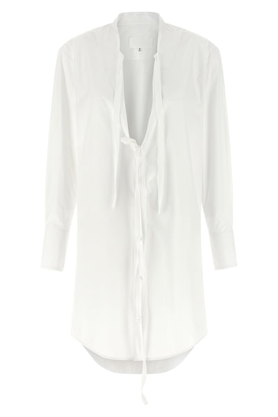 mini dress in cotton poplin