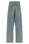 stone-washed cotton denim jeans