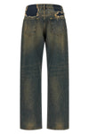maison margiela jeans redefine denim codes through a deconstructed aesthetic