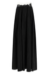 long taped flowing cupro skirt