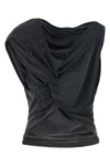 maison margiela top redefines knitwear codes through an upside down trompe loei