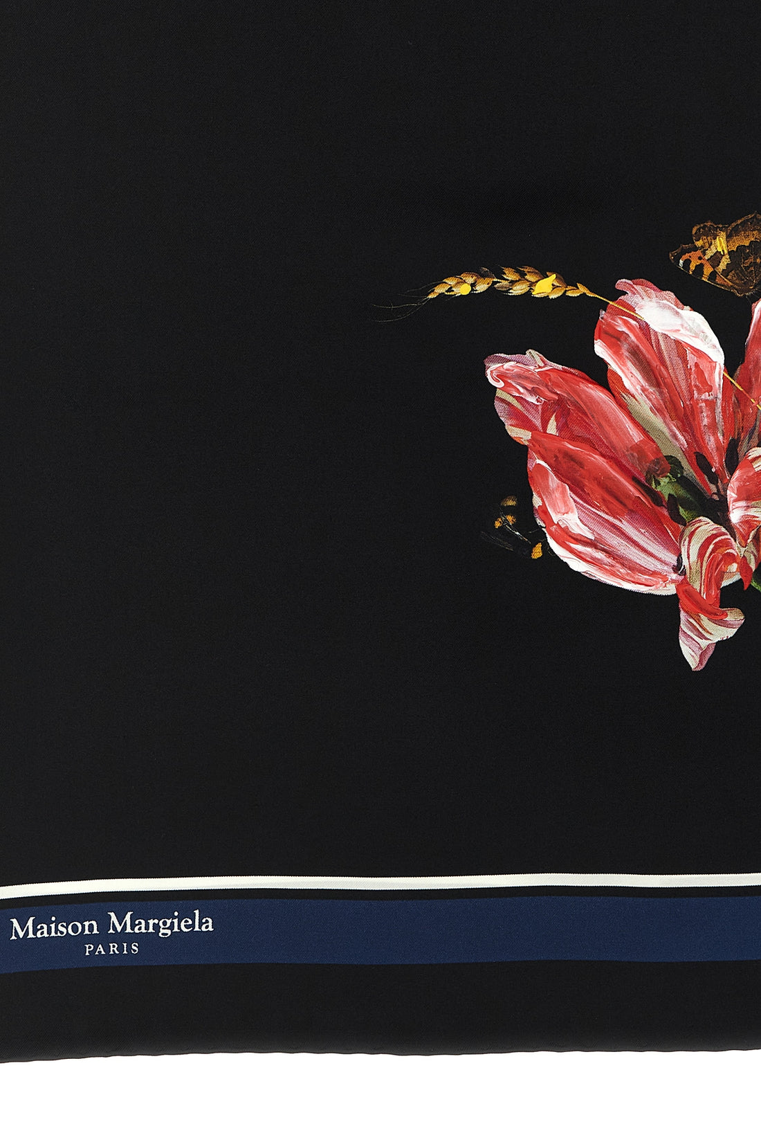 MAISON MARGIELA OS silk scarf