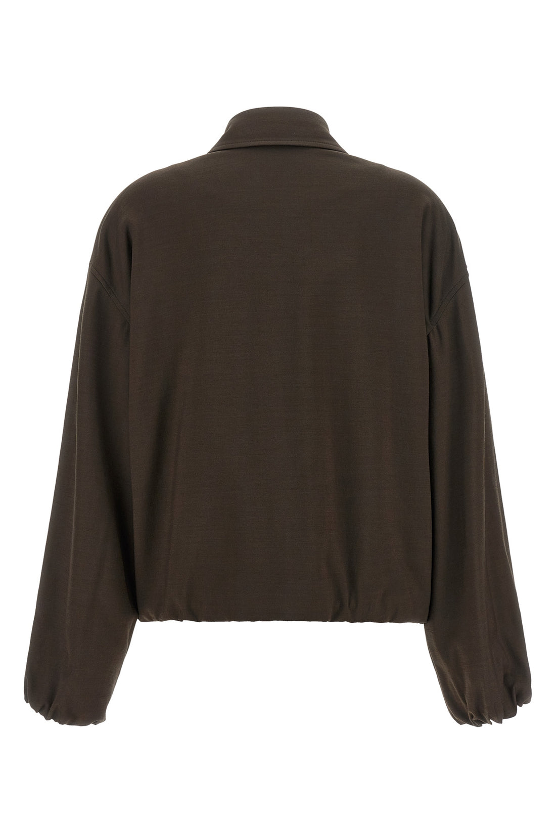 LOEWE 34 the loewe jacket in wool and viscose blend is distinguished by a balloon silhoue