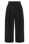 light cotton and silk gabardine trousers