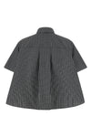 the short-sleeved shirt loewe redefines the volumes of classic tailoring through