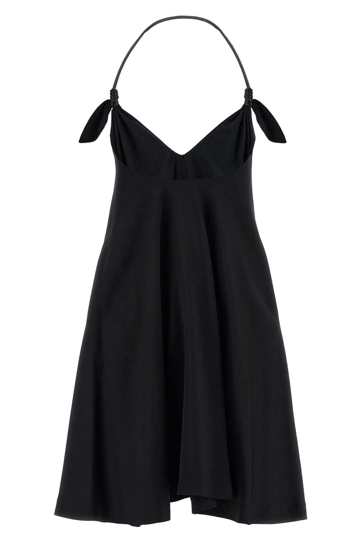 flamenco dress in medium-weight stretch viscose cady