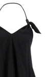 flamenco dress in medium-weight stretch viscose cady