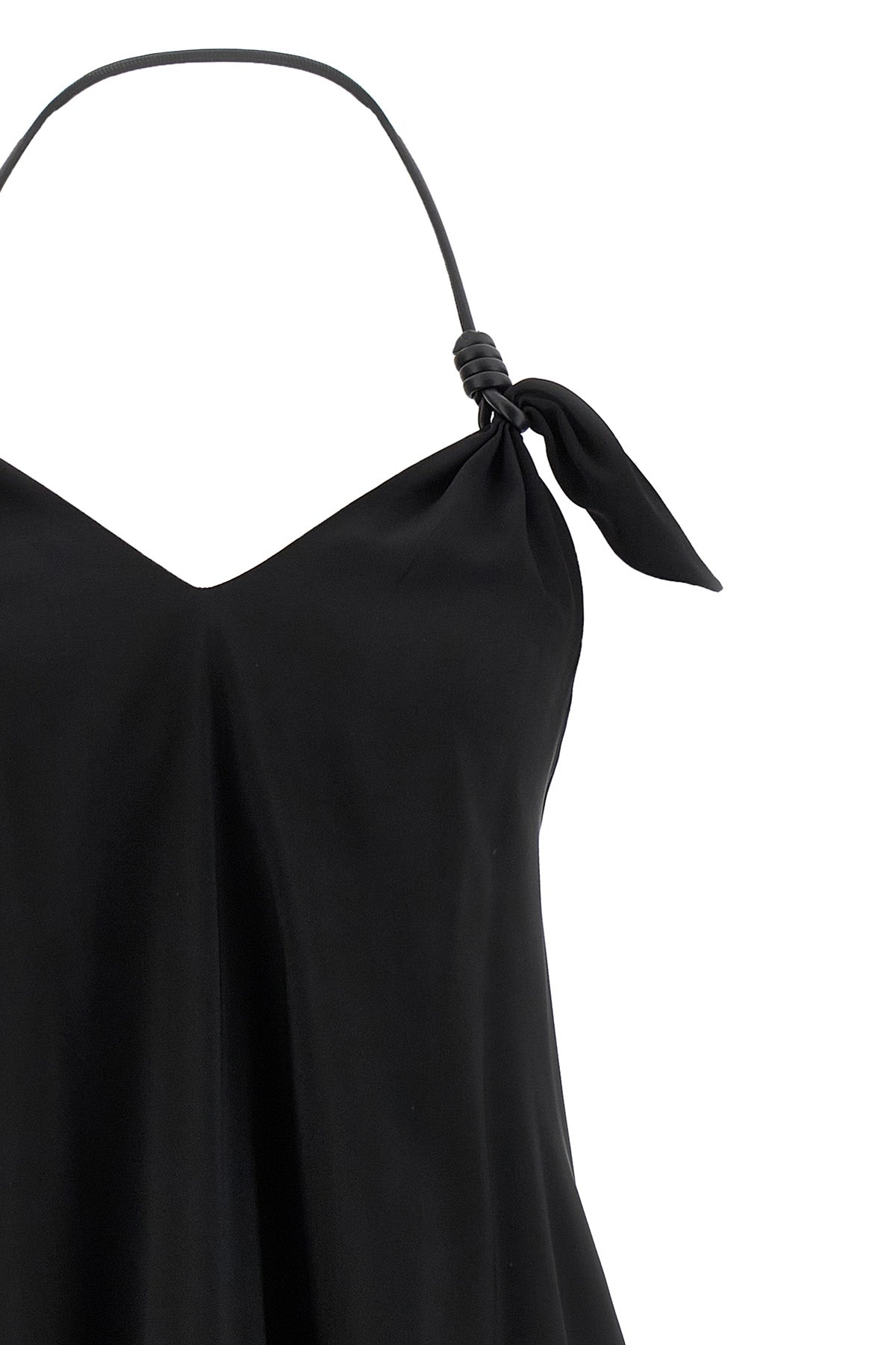 flamenco dress in medium-weight stretch viscose cady