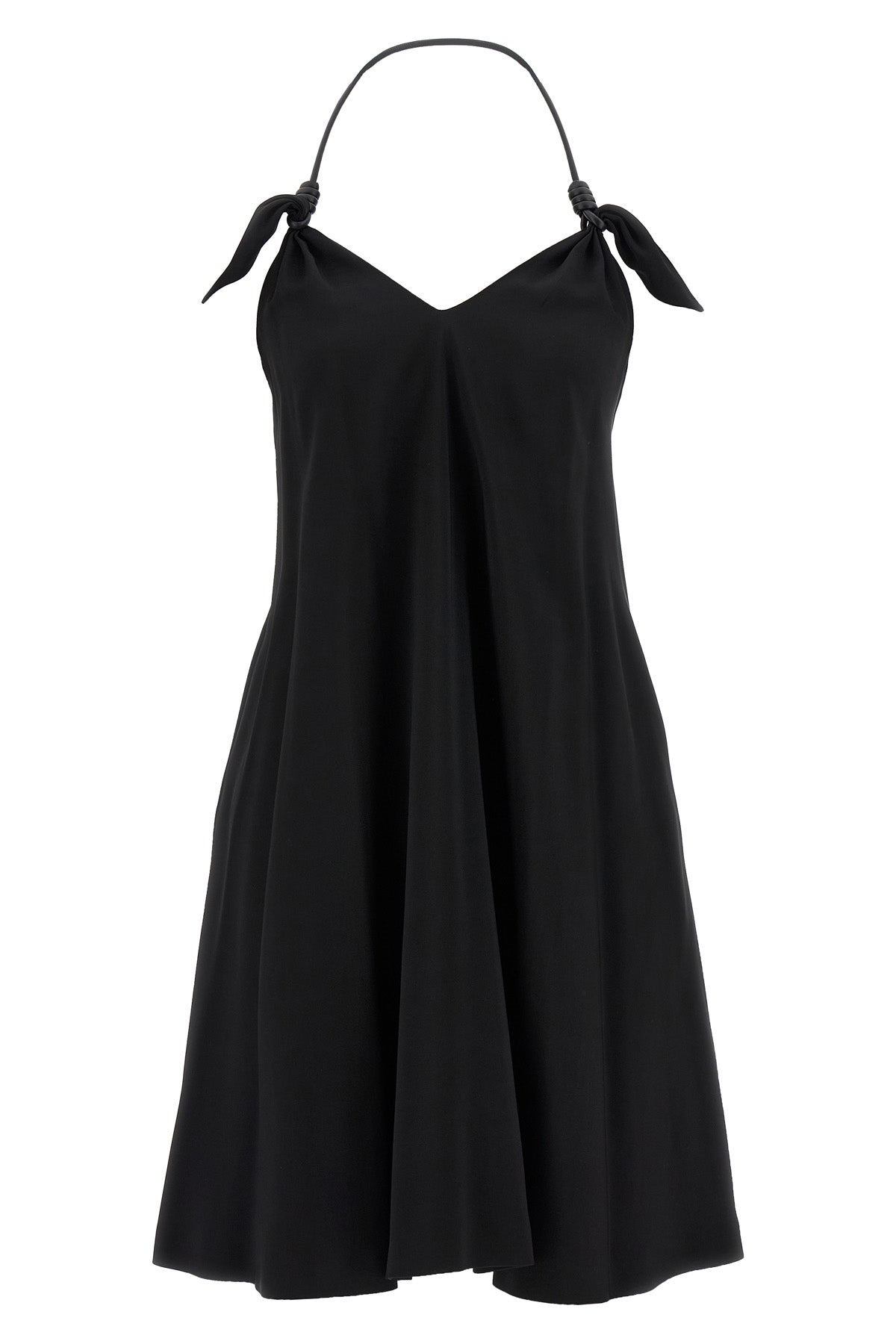 flamenco dress in medium-weight stretch viscose cady