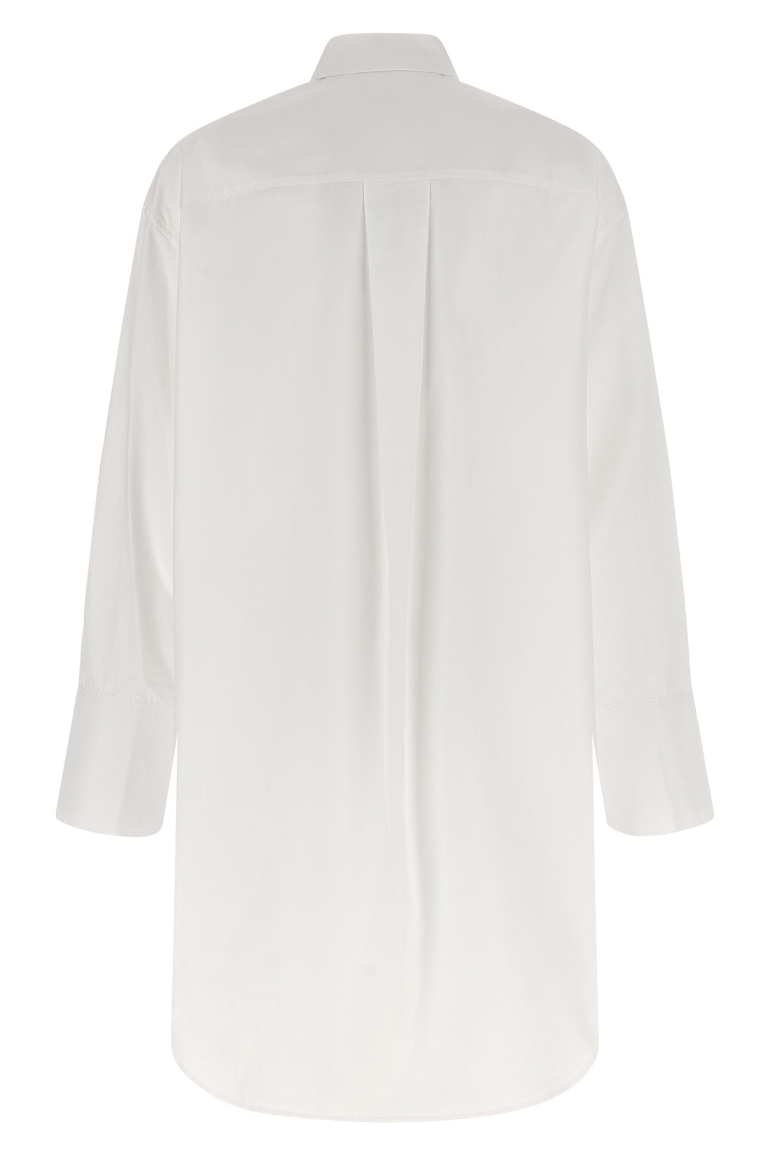 LOEWE 34 light cotton poplin midi dress