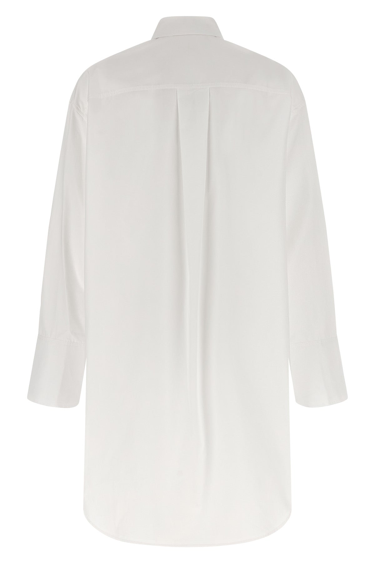 light cotton poplin midi dress