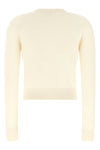 the loewe crewneck sweater is made of a fine wool yarn