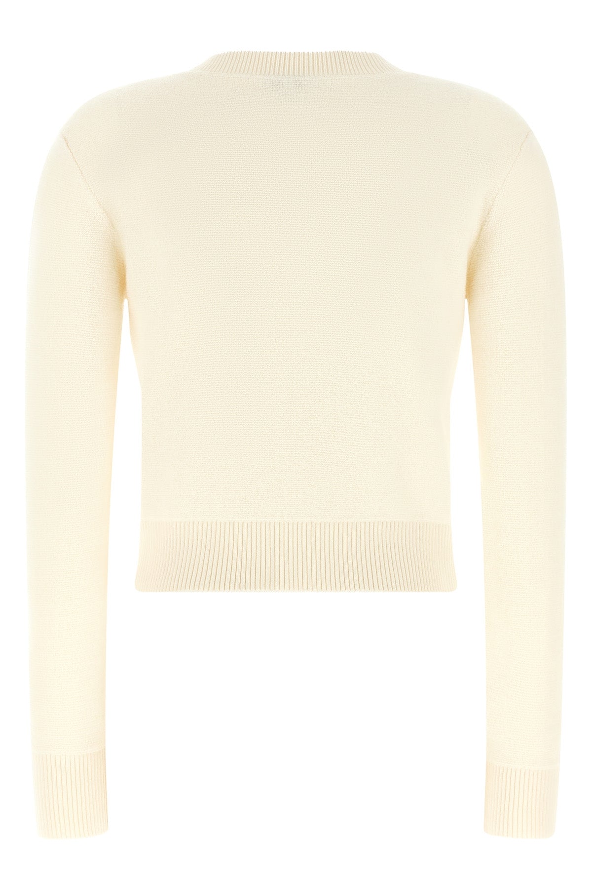 the loewe crewneck sweater is made of a fine wool yarn