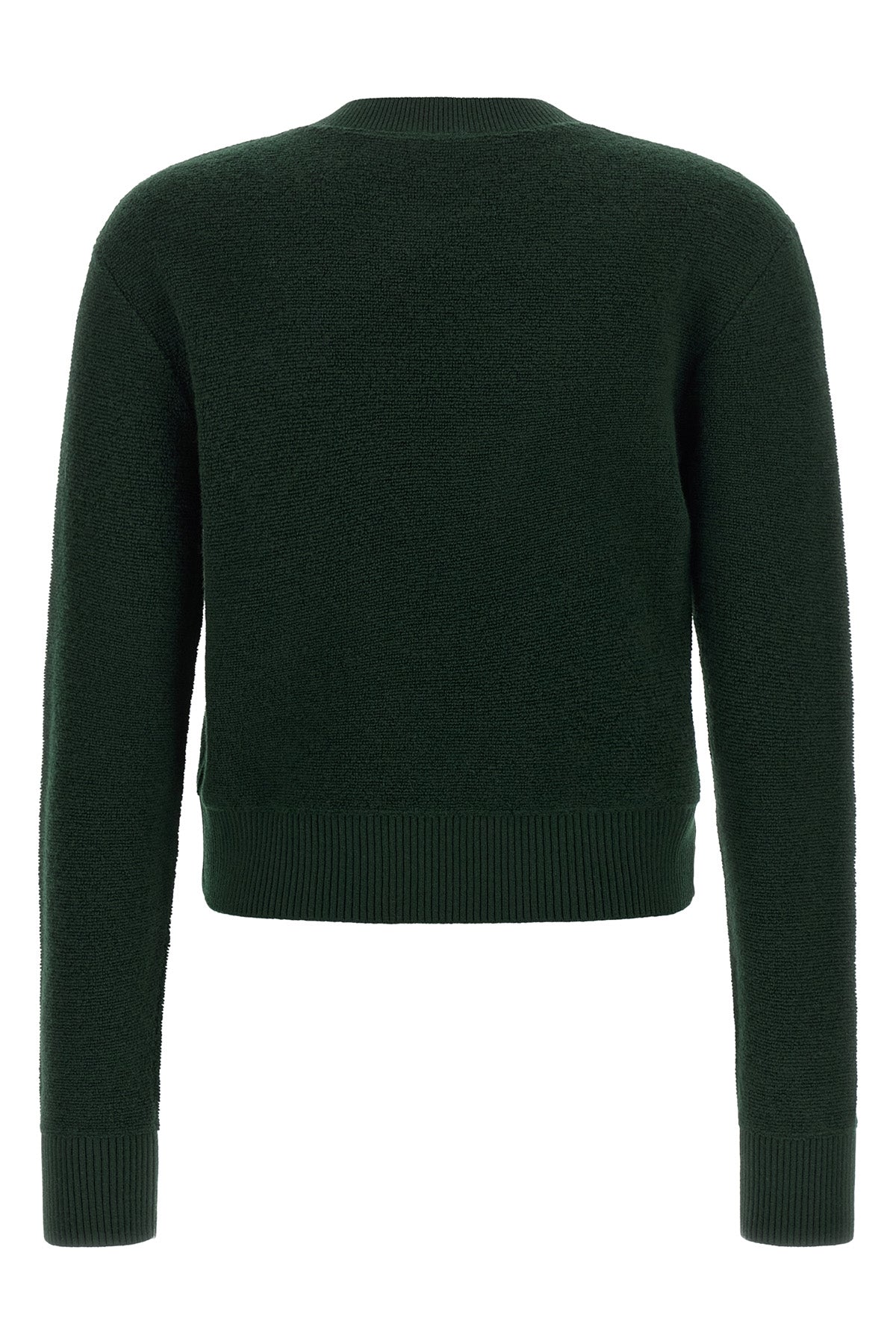 the loewe crewneck sweater defines the codes of contemporary knitwear through an