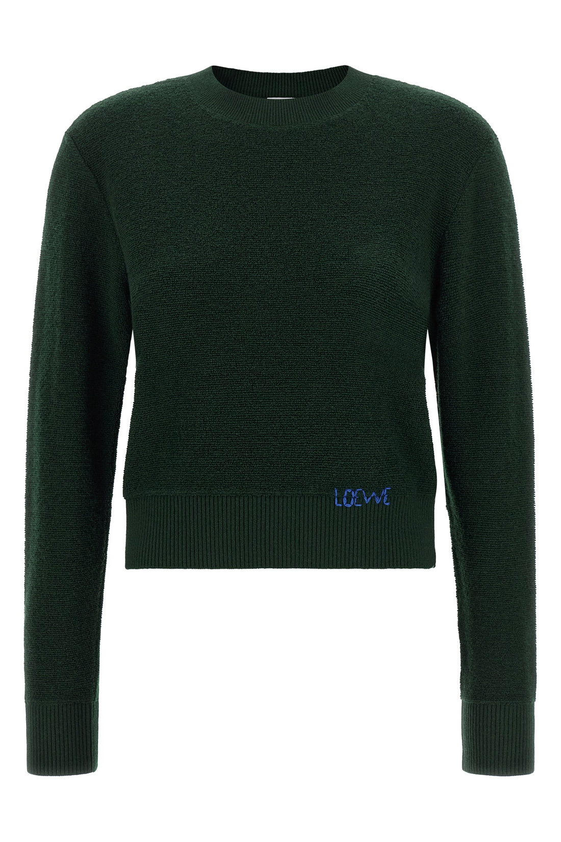 LOEWE M the loewe crewneck sweater defines the codes of contemporary knitwear through an