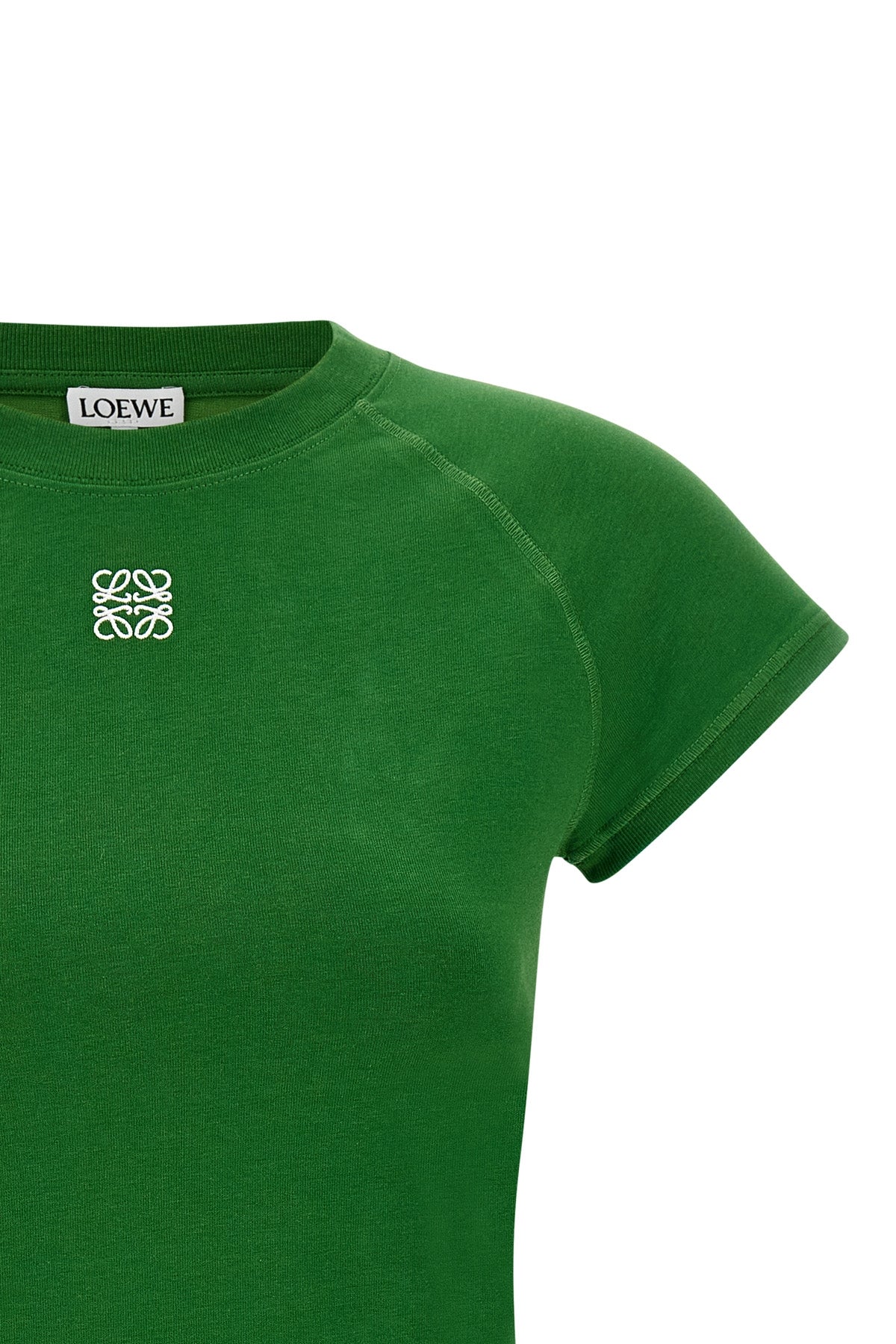 the loewe t-shirt redefines the codes of essential clothing through a precise sa