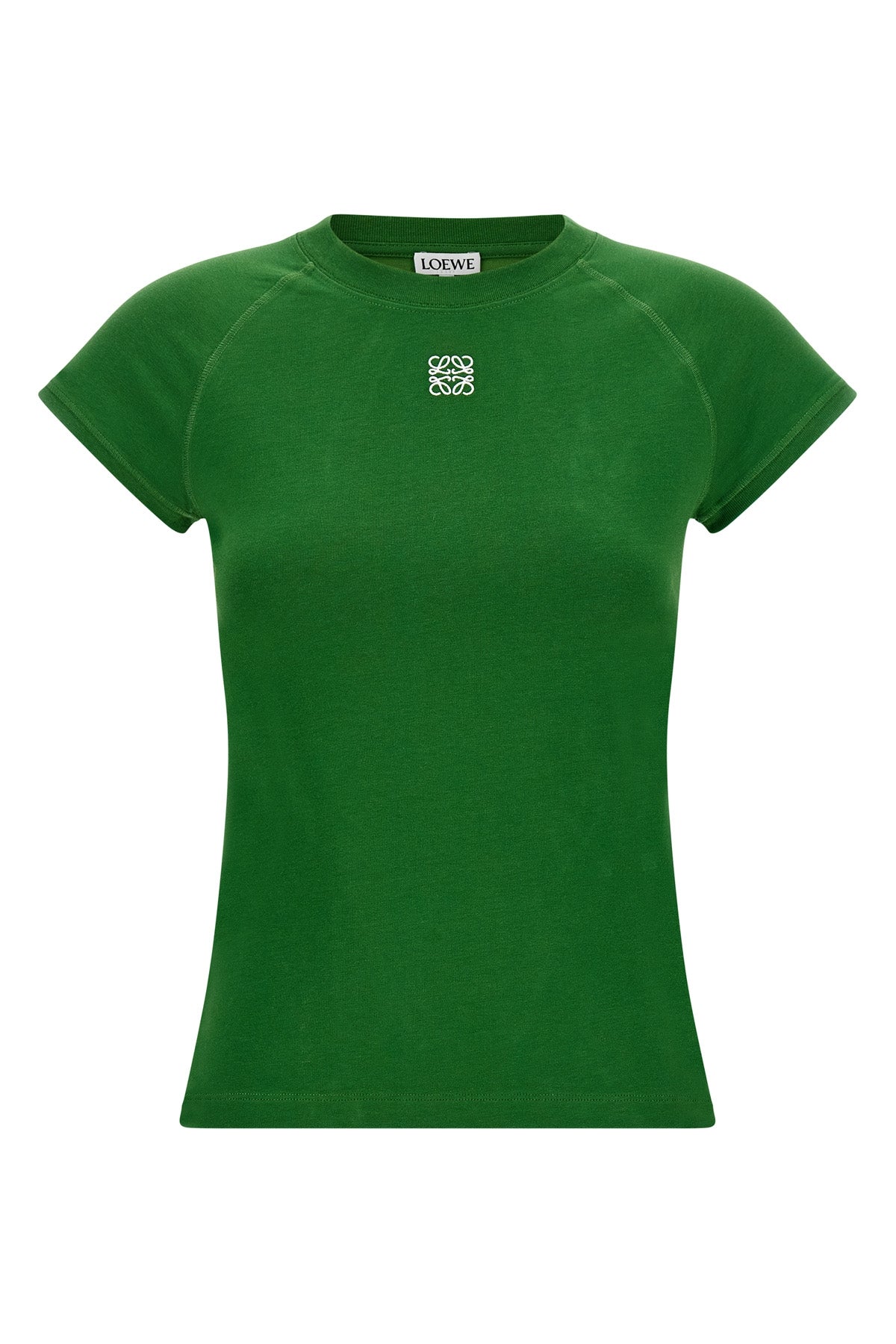 the loewe t-shirt redefines the codes of essential clothing through a precise sa