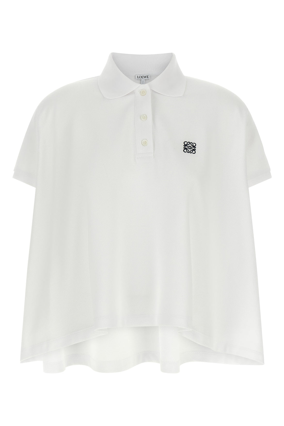 LOEWE L polo shirt in light cotton piqué