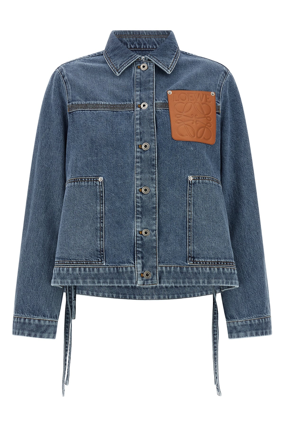 the workwear jacket loewe reinterprets the codes of utilitarian clothing throu