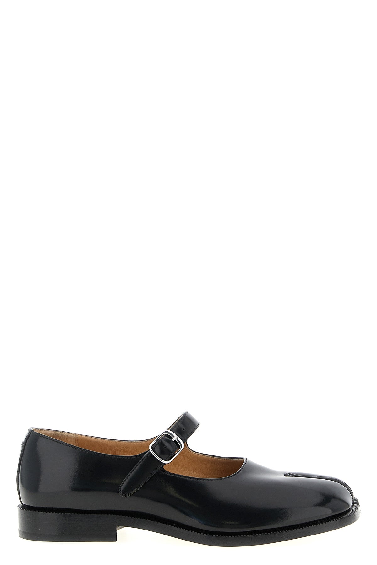 tabi smooth leather mary jane shoes
