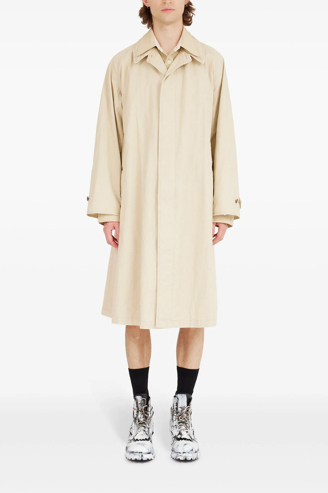 MAISON MARGIELA 50 cotton trench coat