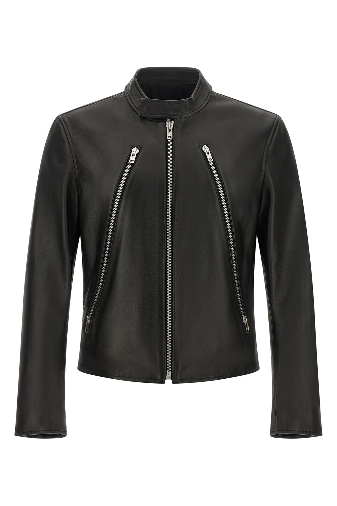 MAISON MARGIELA 50 the maison margiela 5-zip leather jacket